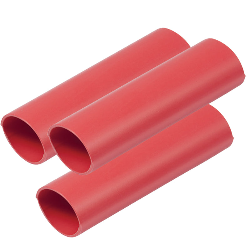 Ancor Heavy Wall Heat Shrink Tubing - 3-4" x 3" - 3-Pack - Red