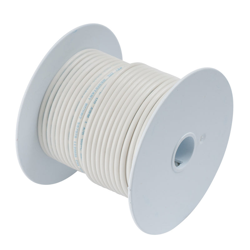 Ancor White 8 AWG Tinned Copper Wire - 100'