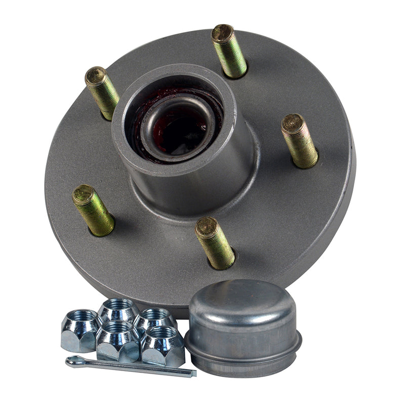 C.E. Smith Trailer Hub Kit - 1-3-8" x 1-1-16" Tapered - 5 x 4-1-2" Galvanized