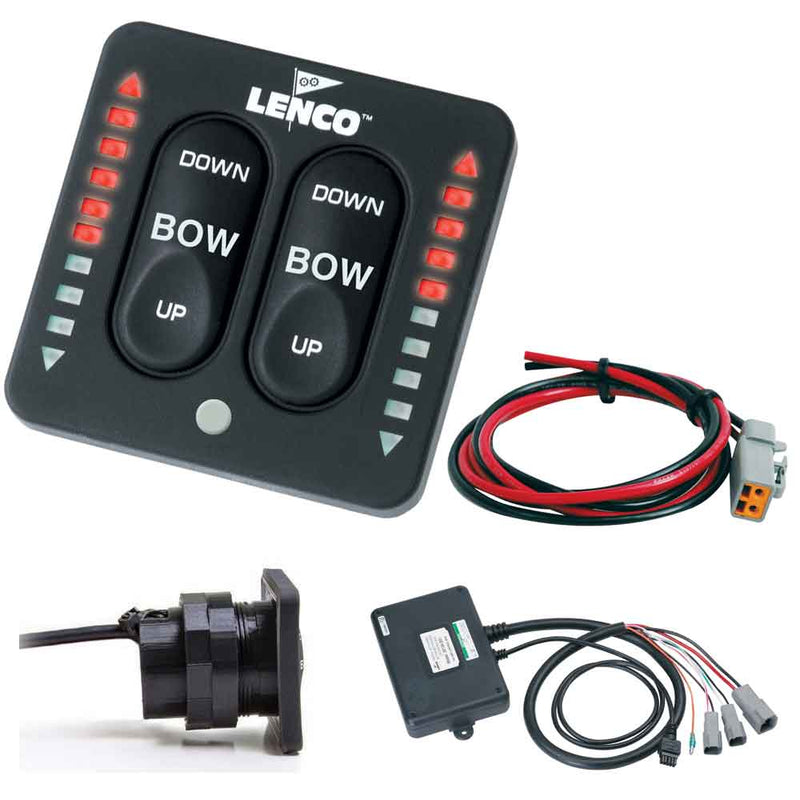 Lenco LED Indicator Two-Piece Tactile Switch Kit w-Pigtail f-Single Actuator Systems