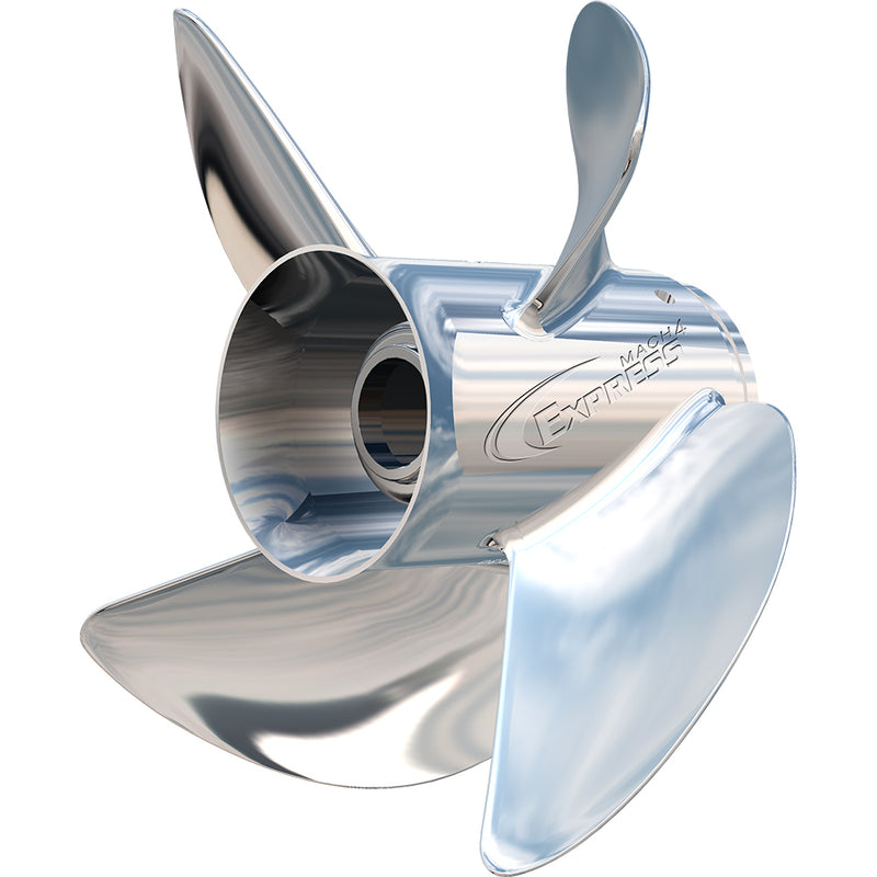 Turning Point Express® Mach4™ - Left Hand - Stainless Steel Propeller - EX1-EX2-1315-4L - 4-Blade - 13.5" x 15 Pitch