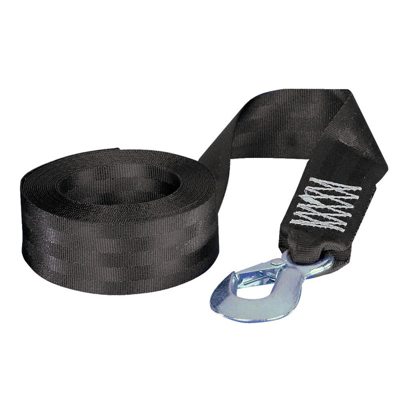 Fulton 2" x 20' Winch Strap w-Hook - 2,600lbs Max Load