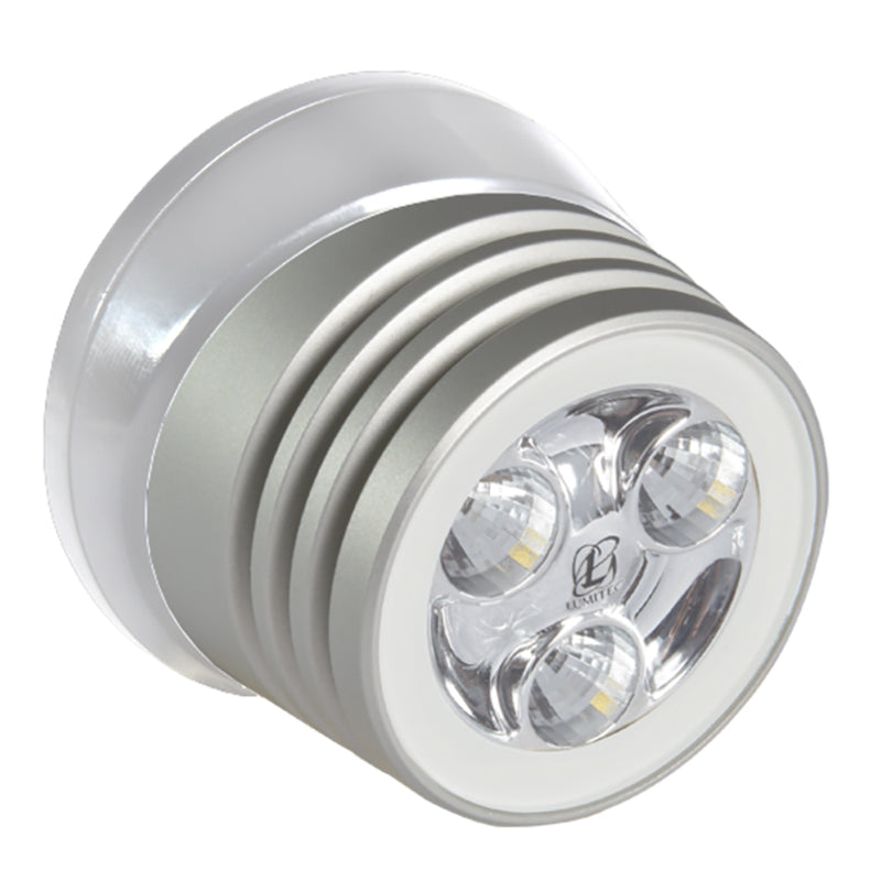 Lumitec Zephyr LED Spreader-Deck Light - Brushed White Base - White Non-Dimming