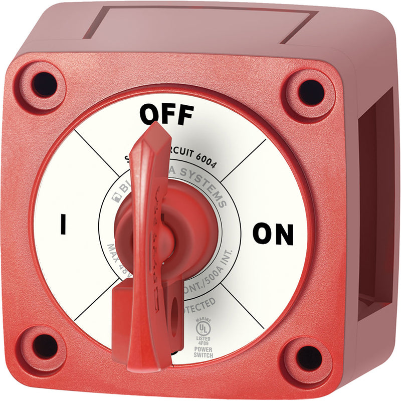 Blue Sea 6004 Single Circuit ON-OFF w-Locking Key - Red