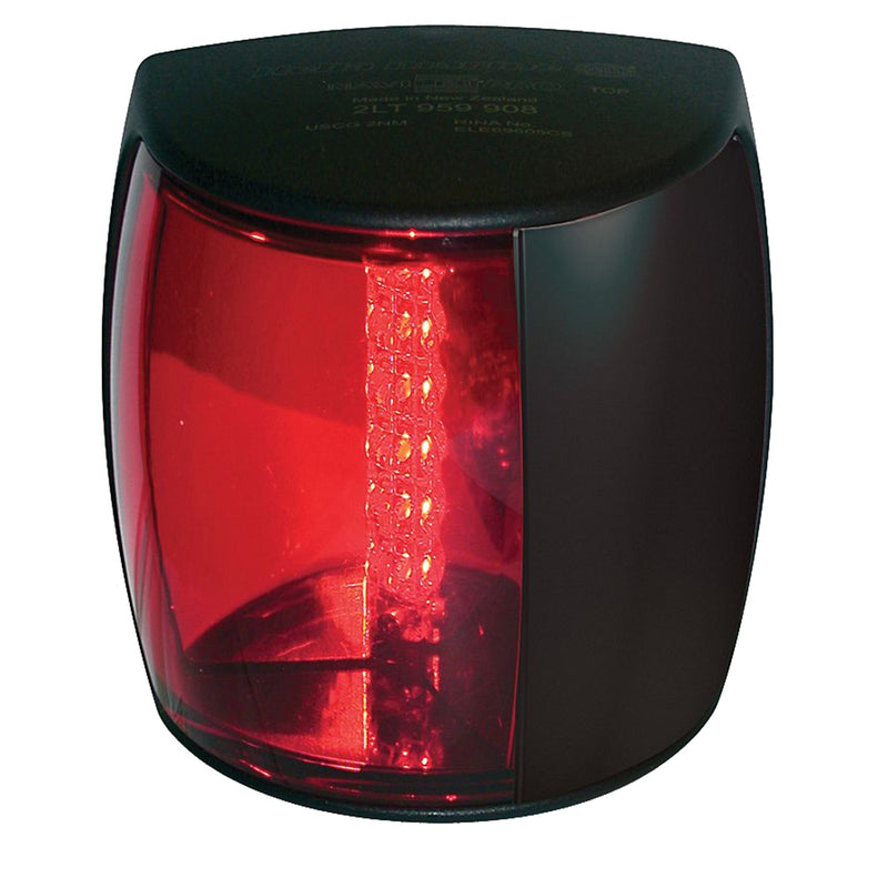 Hella Marine NaviLED PRO Port Navigation Lamp - 3nm - Red Lens-Black Housing