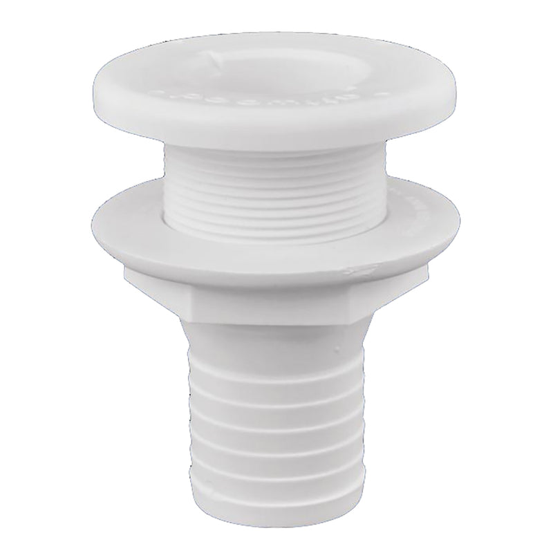 Attwood Plastic Thru-Hull Fitting - 1-1-2" - White