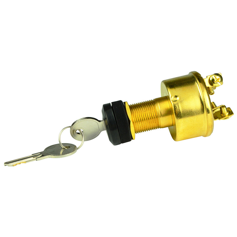 BEP 4-Position Brass Ignition Switch - Accessory-OFF-Ignition & Accessory-Start