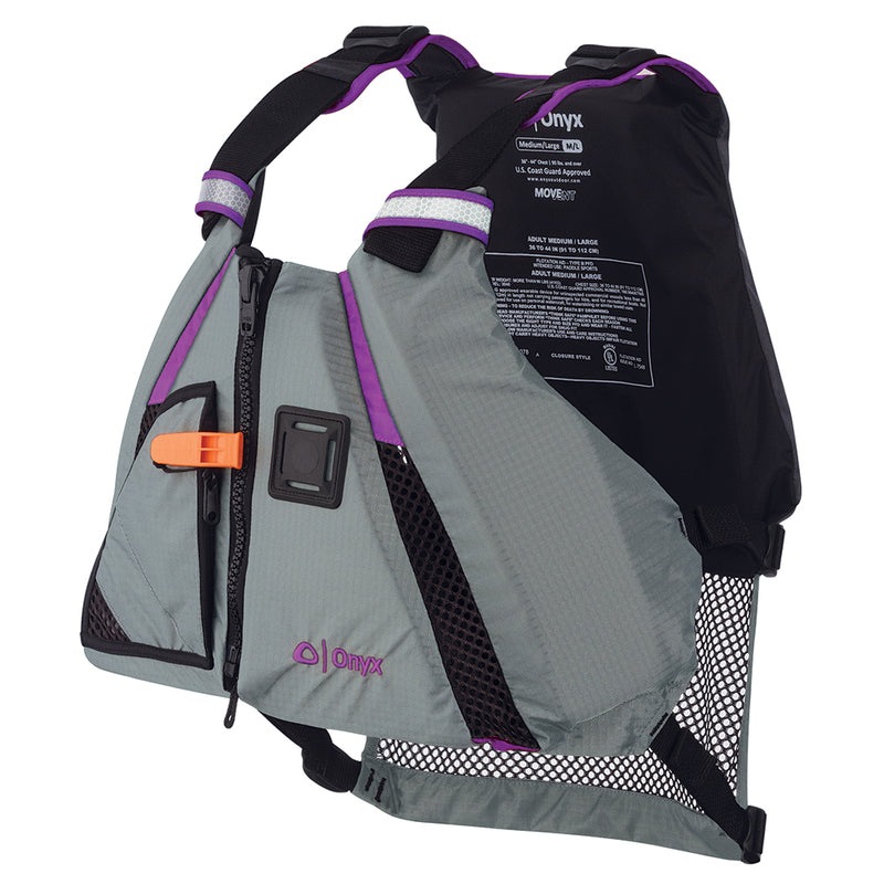 Onyx MoveVent Dynamic Paddle Sports Vest - Purple-Grey - M-L