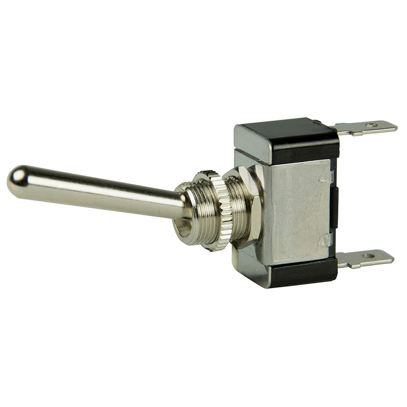 BEP SPST Chrome Plated Long Handle Toggle Switch - ON-OFF