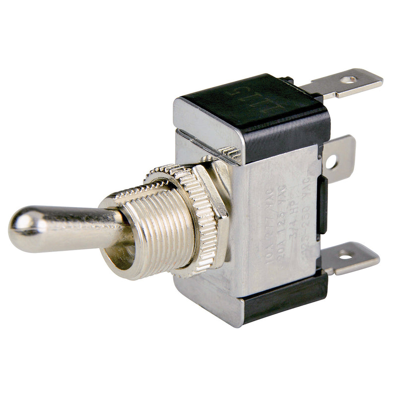 BEP SPDT Chrome Plated Toggle Switch - ON-OFF-ON