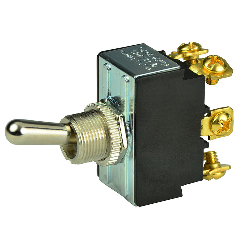 BEP DPDT Chrome Plated Toggle Switch - ON-OFF-ON