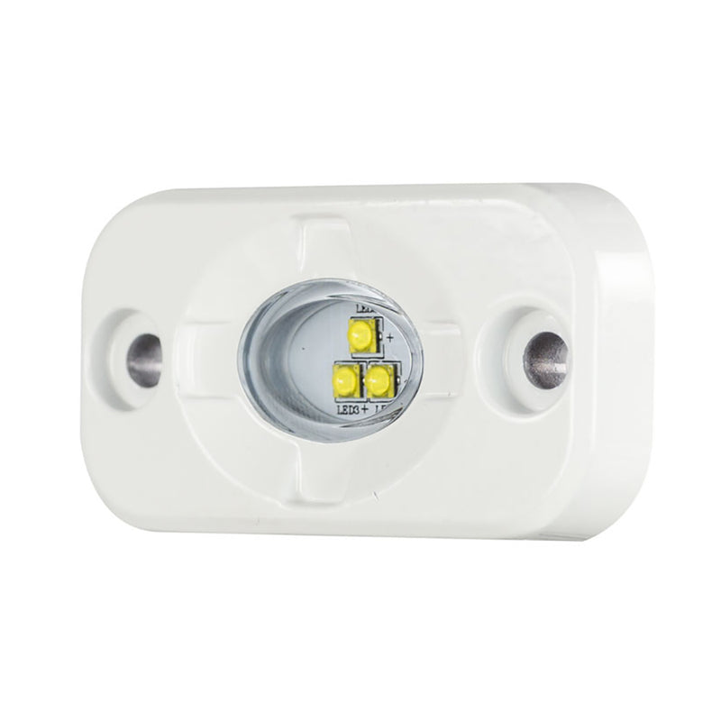 HEISE Marine Auxiliary Accent Lighting Pod - 1.5" x 3" - White-White