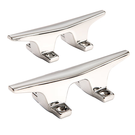 Attwood ZAMAK Chrome Plated Zinc Cleats - Pair - 4-1-2"