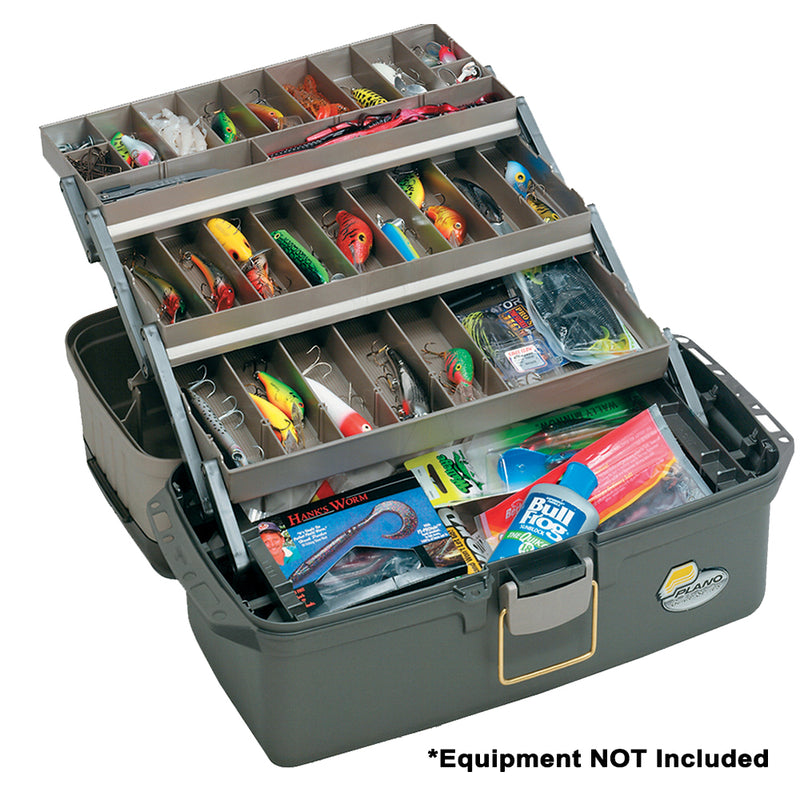 Plano Guide Series™ Tray Tackle Box - Graphite-Sandstone