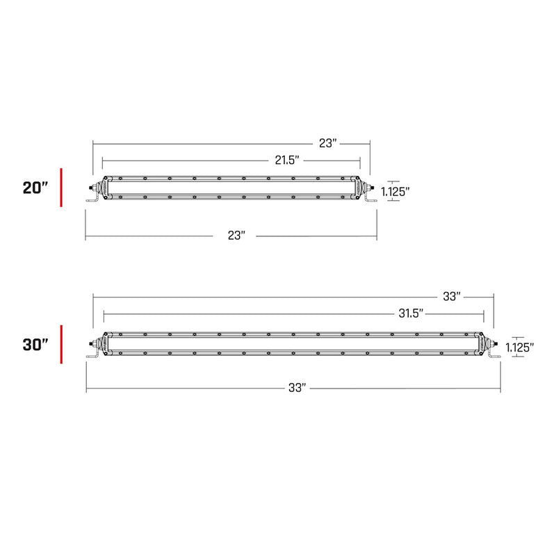 RIGID Industries SAE Compliant SR-SRS 20" Light Bar - Black