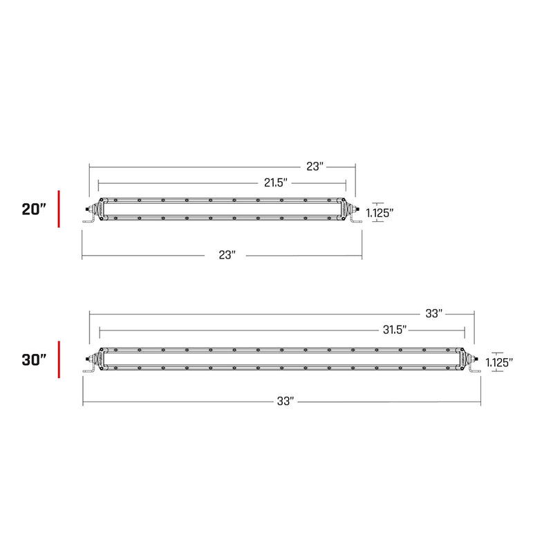 RIGID Industries SAE Compliant SR-SRS 30" Light Bar - Black