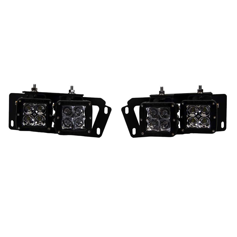 RIGID Industries 2010-2017 Dodge Ram 2500-3500 & 2009-12 Dodge Ram 1500 Fog Light Mount Kit