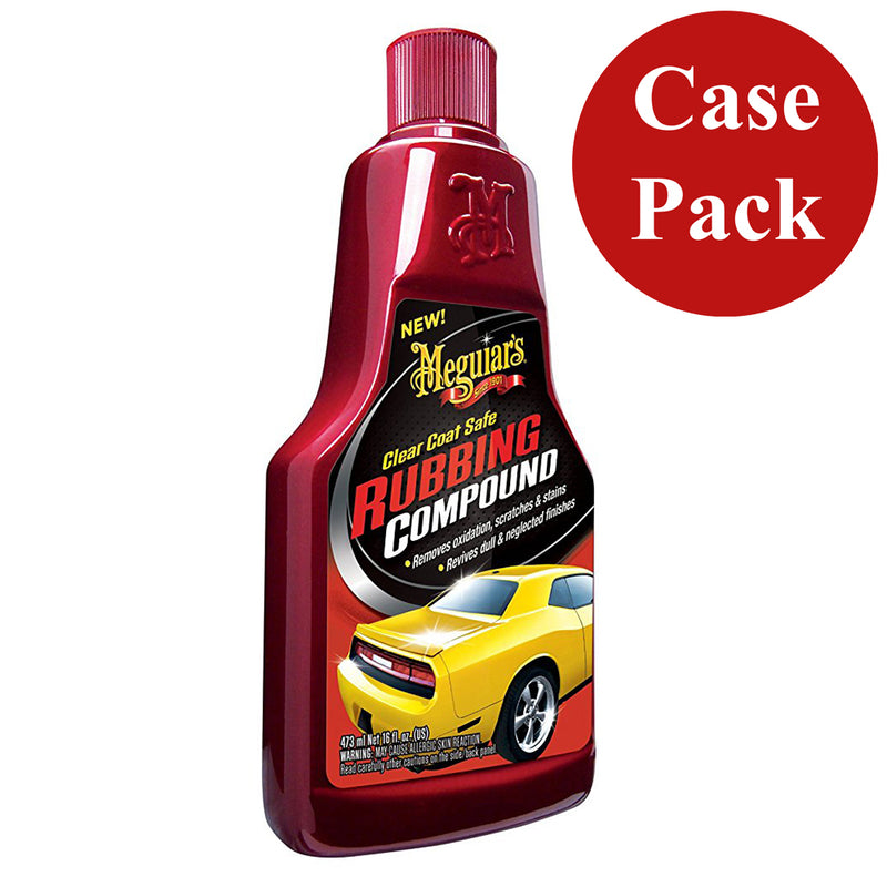 Meguiar's Clear Coat Safe Rubbing Compound - 16oz *Case of 6*