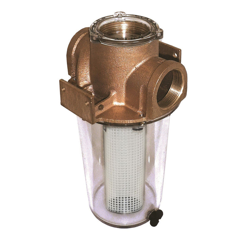 GROCO ARG-500 Series 1-2" Raw Water Strainer w-Non-Metallic Plastic Basket