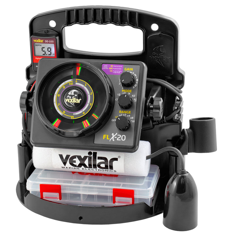 Vexilar FLX-20 Pro Pack II w-12° Ice Ducer & DD-100