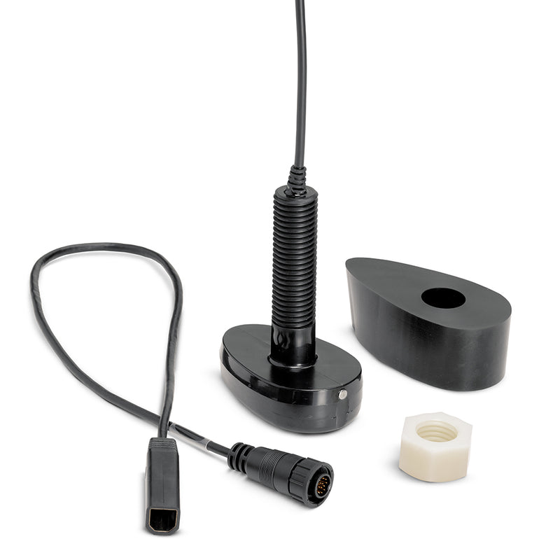 Humminbird XPTH-9-HW-T Dual Spectrum CHIRP Plastic Thru-Hull Transducer w-Temp