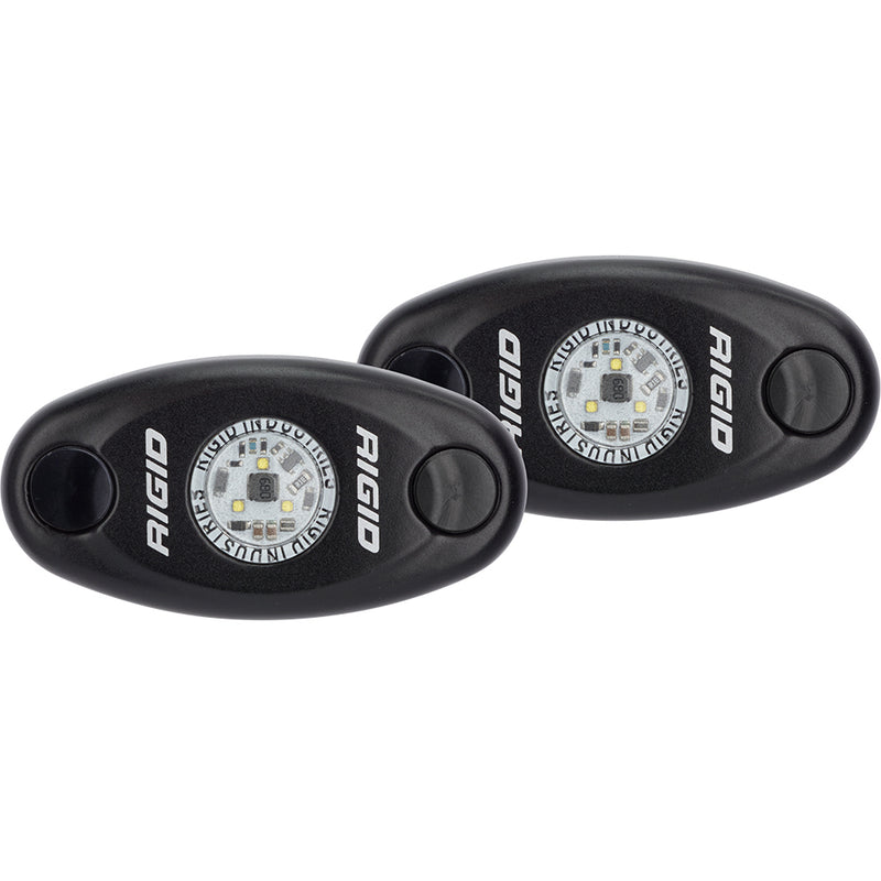 RIGID Industries A-Series Low Power Black Housing-White Light - Pair