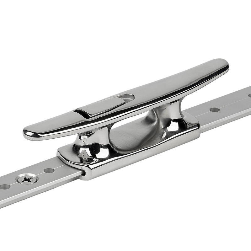 Schaefer Mid-Rail Chock-Cleat Stainless Steel - 1"