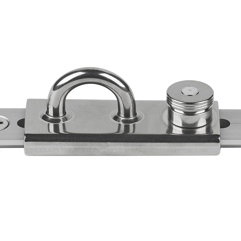 Schaefer Stainless 1-1-4" T-Track Slider - Eye Slide-Lined