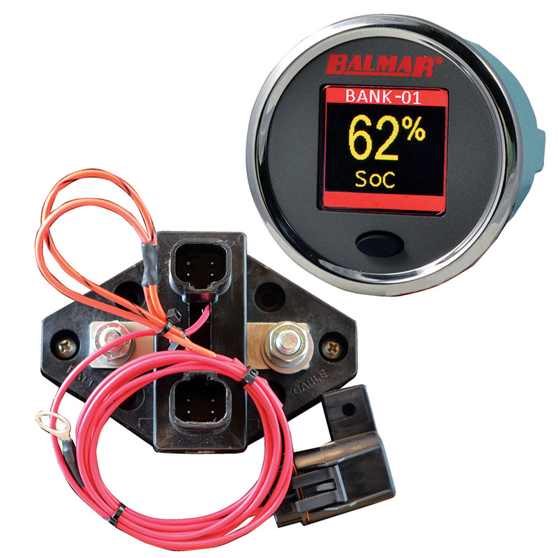 Balmar SG200 Battery Monitor Kit w-Display Shunt & 10M Cable - 12-48 VDC