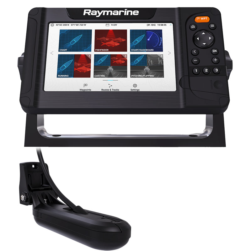 Raymarine Element™ 7 HV Combo w-HV-100 Transducer & Nav+ US & Canada Chart