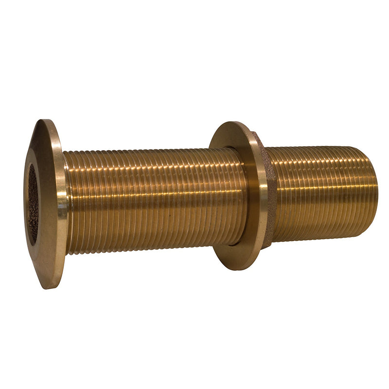 GROCO 3-4" Bronze Extra Long Thru-Hull Fitting w-Nut