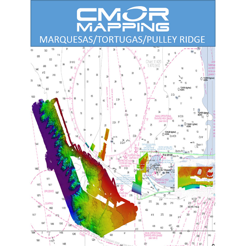 CMOR Mapping Marquesas, Tortugas, Pulley Ridge f-Raymarine