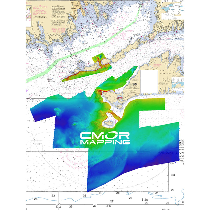 CMOR Mapping Long, Block Island Sound & Martha's Vineyard f-Simrad, Lowrance, B&G & Mercury