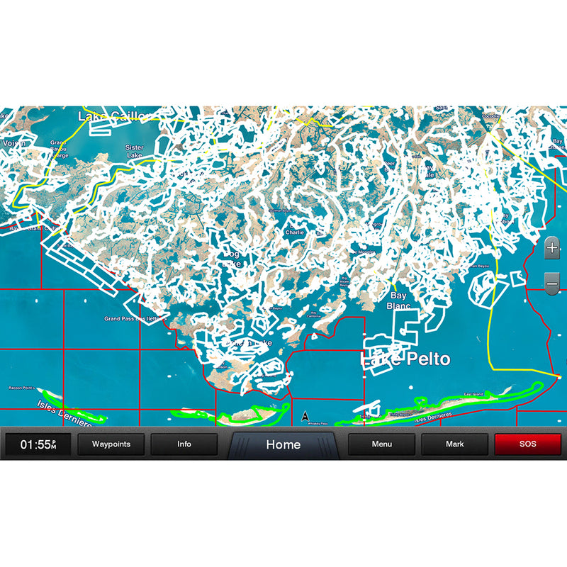 Garmin Standard Mapping® - Louisiana Central Professional microSD™-SD™ Card