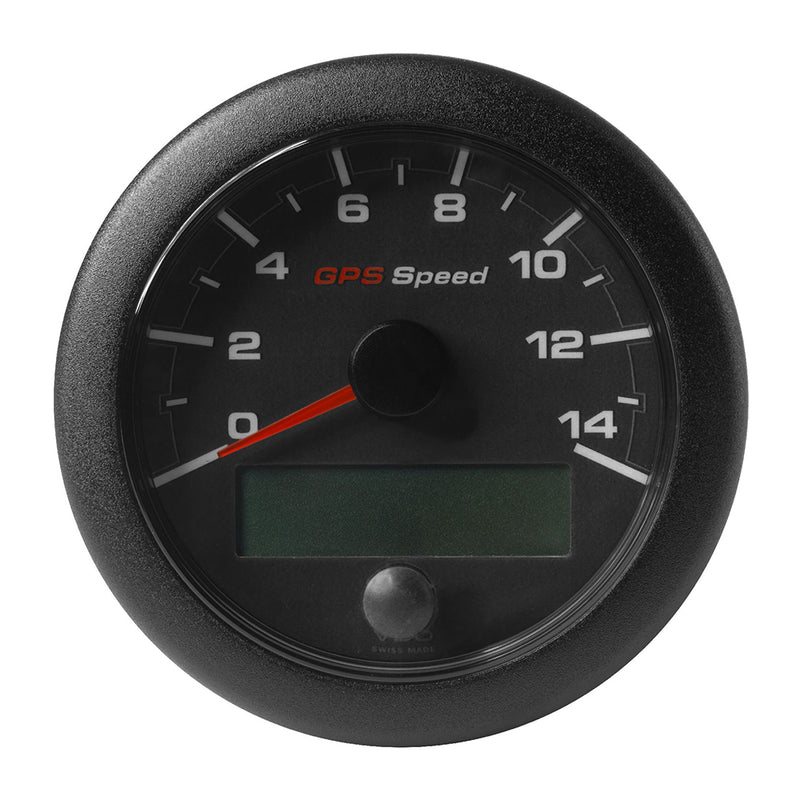 Veratron 3-3-8" (85mm) OceanLink® GPS Speedometer - Black Dial & Bezel (0-14 K-MPH-KMH)