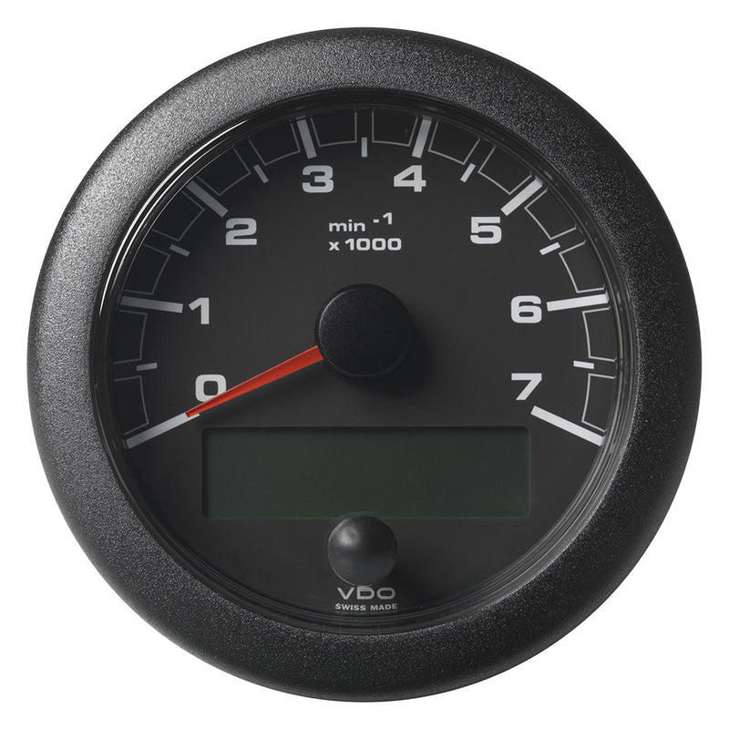 Veratron 3-3-8" (85MM) OceanLink® NMEA 2000® Tachometer - 7000 RPM - Black Dial & Bezel