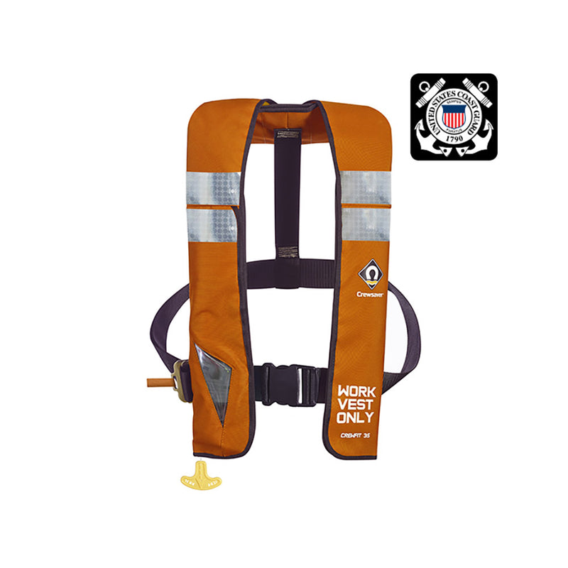 Crewsaver Crewfit 35 Commercial Automatic Work Vest PFD