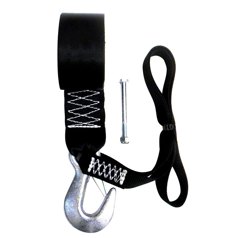 Rod Saver PWC Winch Strap Replacement w-Soft Hook - 12'