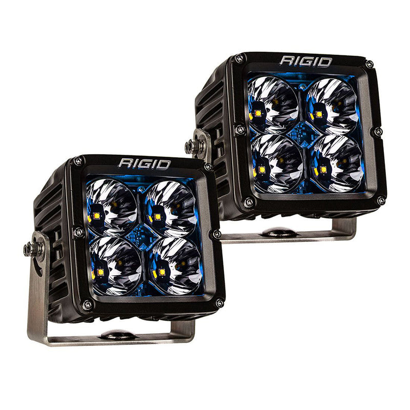 RIGID Industries Radiance Pod XL - Black Case w-Blue Backlight - Pair