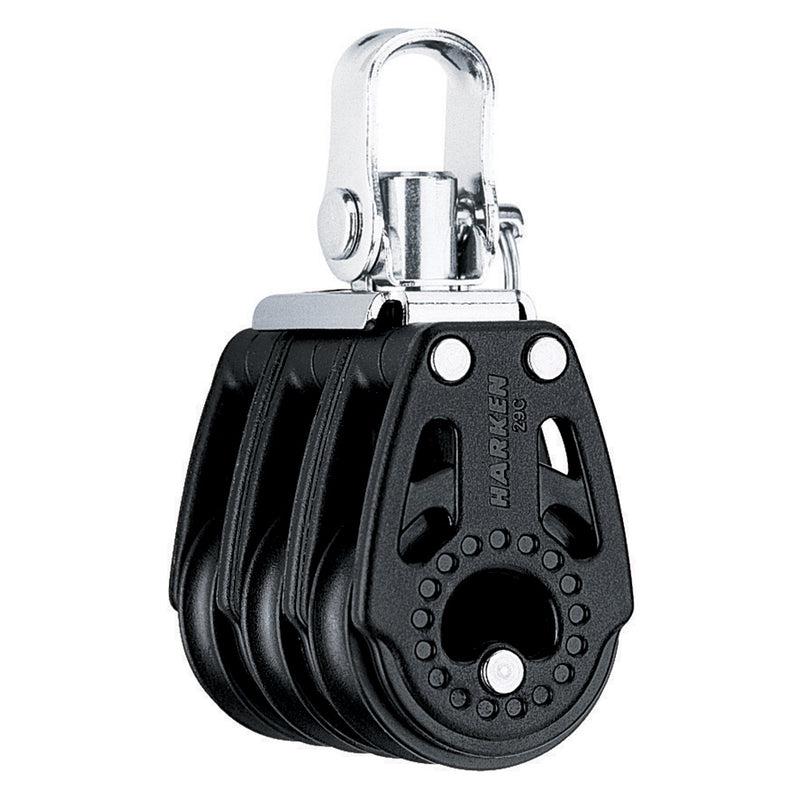 Harken 29mm Triple Carbo Air Block w-Swivel - Fishing