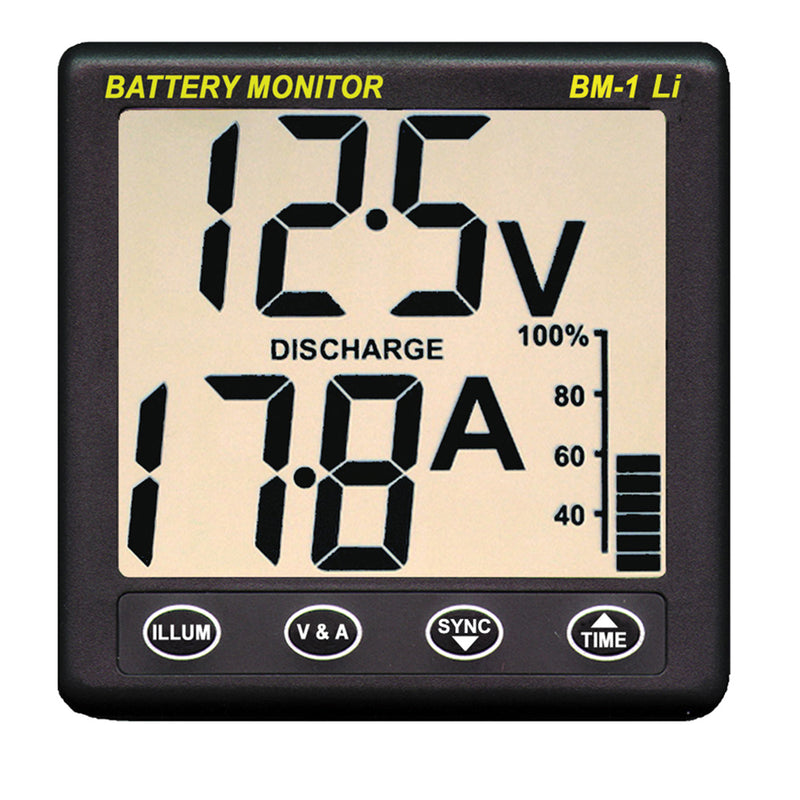 Clipper BM-1 LI Battery Monitor f-12V Lithium