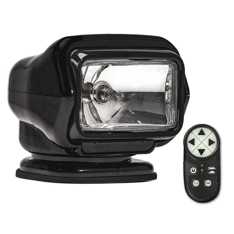 Golight Stryker ST Series Portable Magnetic Base Black Halogen w-Wireless Handheld Remote