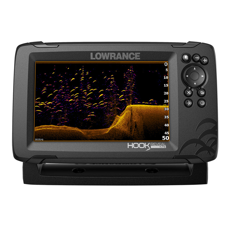 Lowrance HOOK Reveal 7x Fishfinder w-TripleShot Transom Mount Transducer