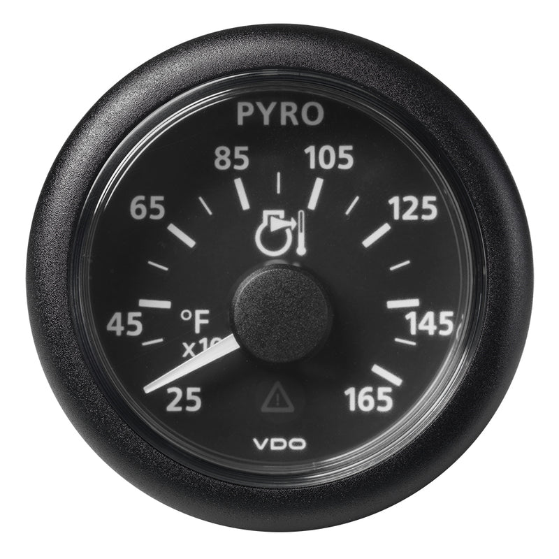 Veratron 52 MM (2-1-16") ViewLine Pyrometer - 250° to 1650°F - Black Dial & Bezel