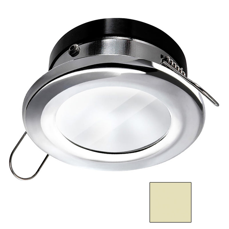 i2Systems Apeiron A1110Z - 4.5W Spring Mount Light - Round - Warm White - Chrome Finish