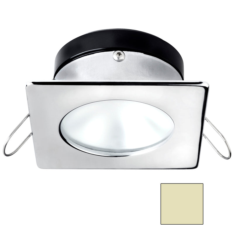 i2Systems Apeiron A1110Z - 4.5W Spring Mount Light - Square-Round - Warm White - Chrome Finish