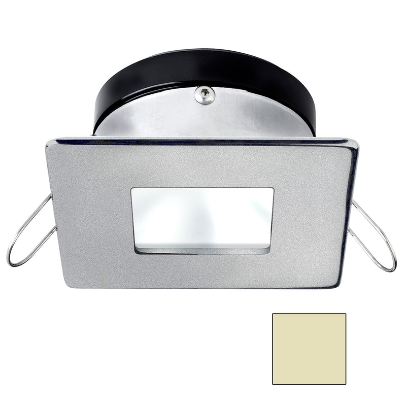 i2Systems Apeiron A1110Z - 4.5W Spring Mount Light - Square-Square - Warm White - Brushed Nickel Finish