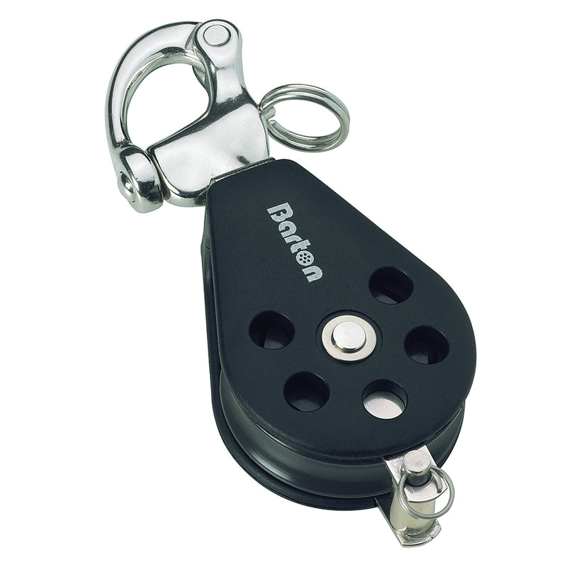 Barton Marine Series 3 Single Snap Shackle & Becket Block - 45mm