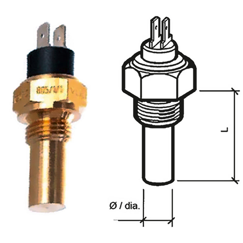 Veratron Coolant Temperature Sensor - 40°C to 120°C - M18 x 1.5 Thread