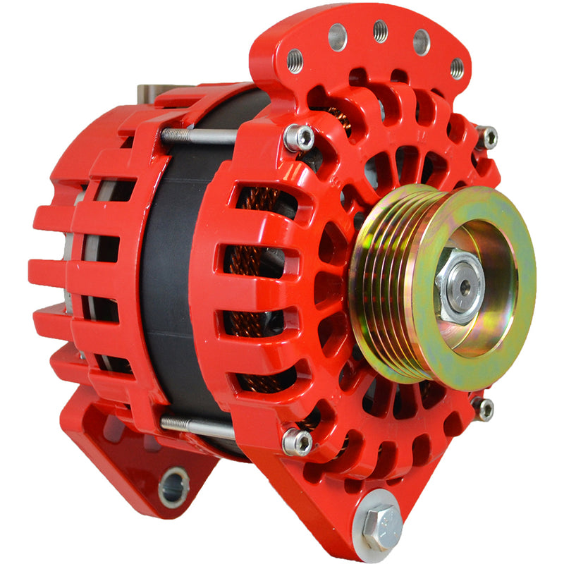 Balmar Alternator 170AMP, 12V, 3.15" Dual Foot K6 Pulley w-Isolated Grounding